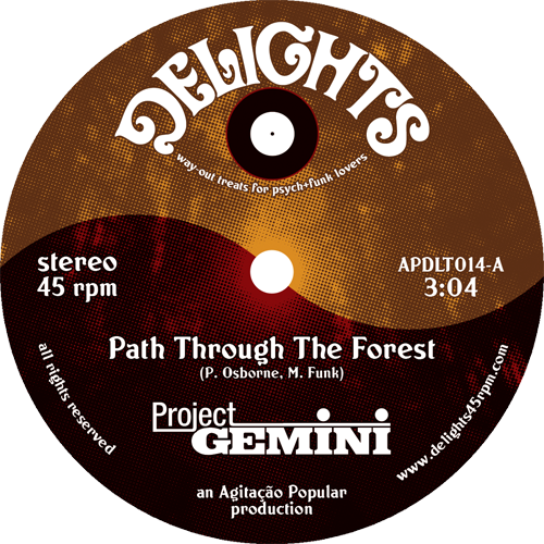Project Gemini "Path Through The Forest/The Ritual" (APDLT014) - Limited edition 7''